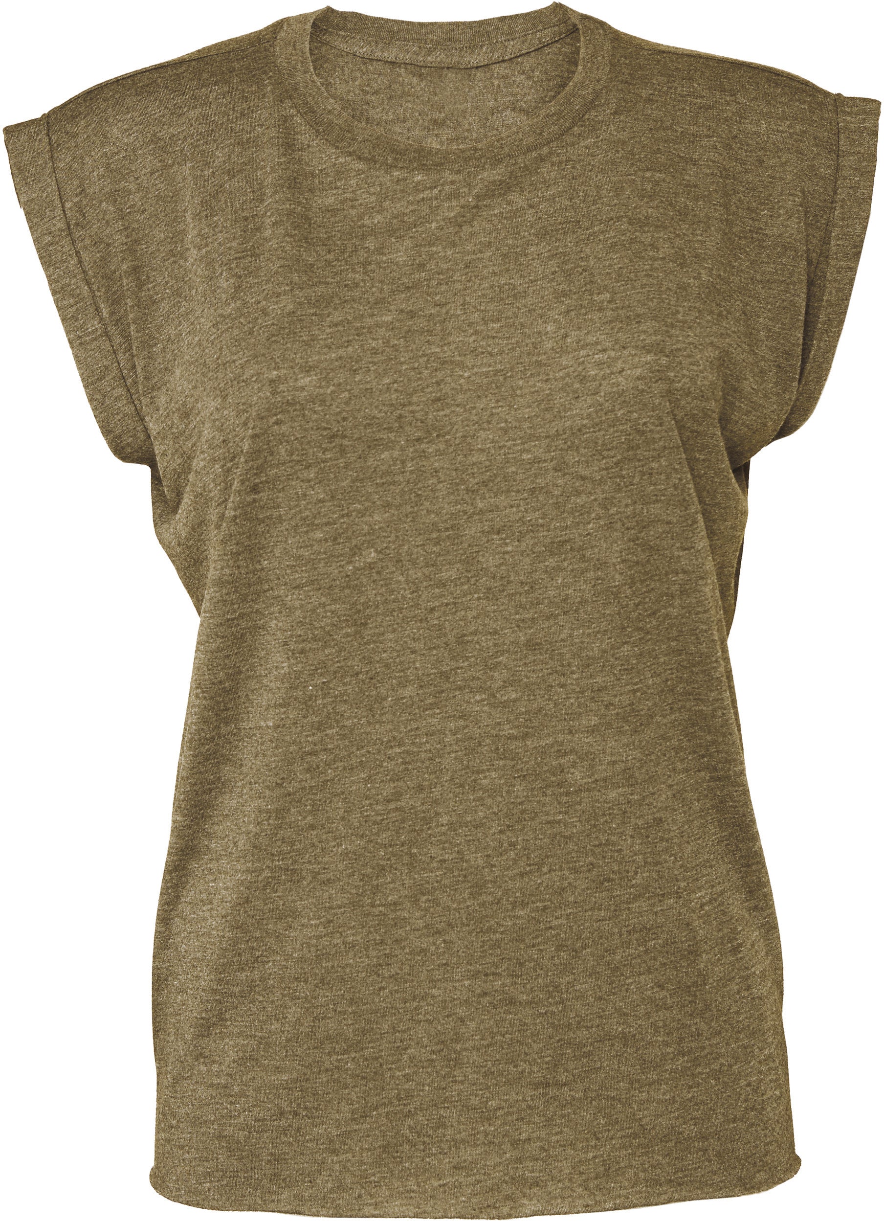 Flowy Rolled Sleeve T-Shirt