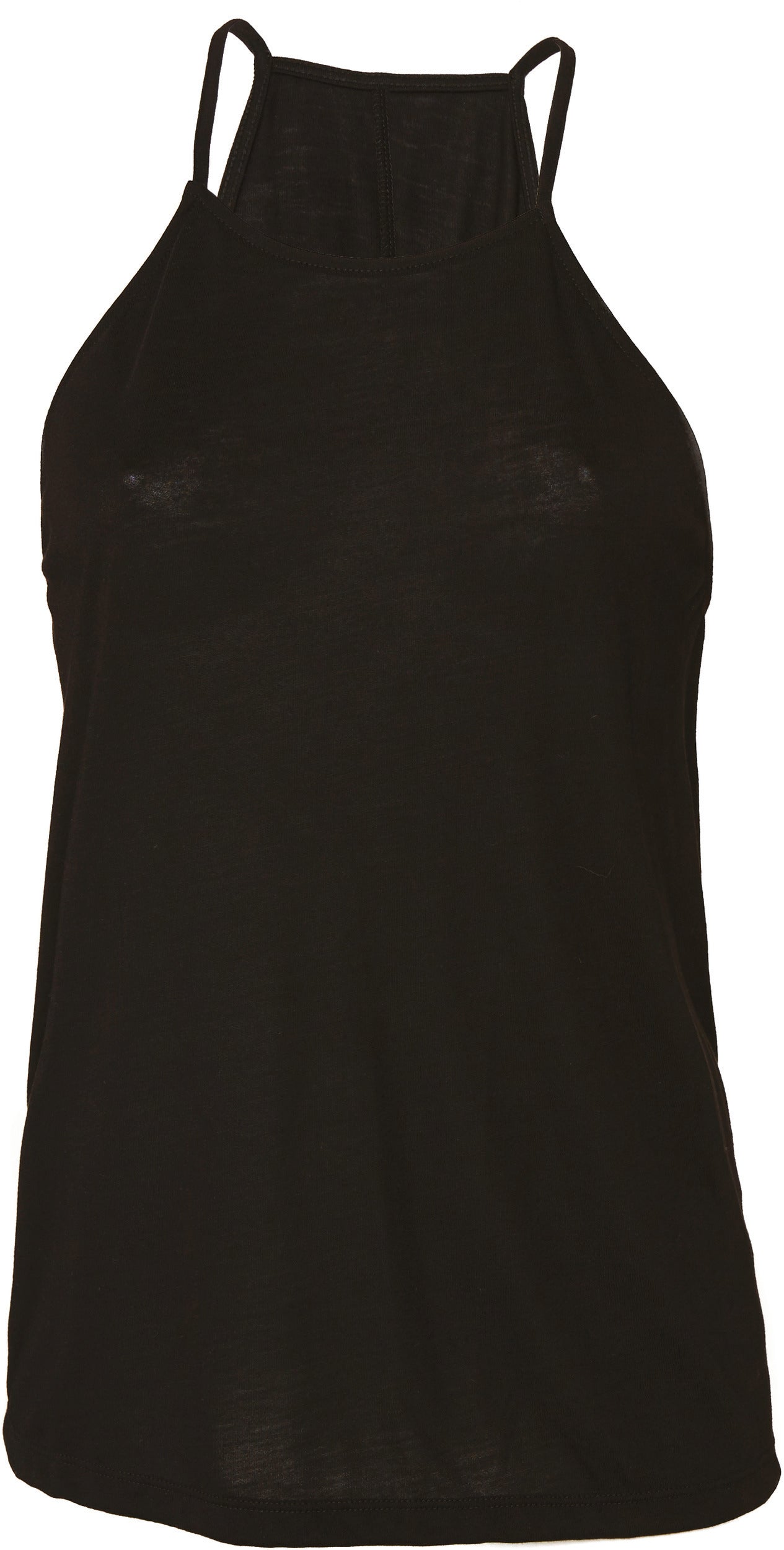 Flowy tank top with halternecks
