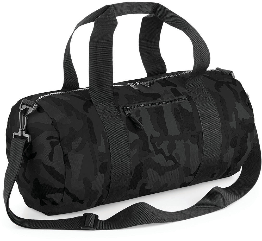 Camo barrel bag