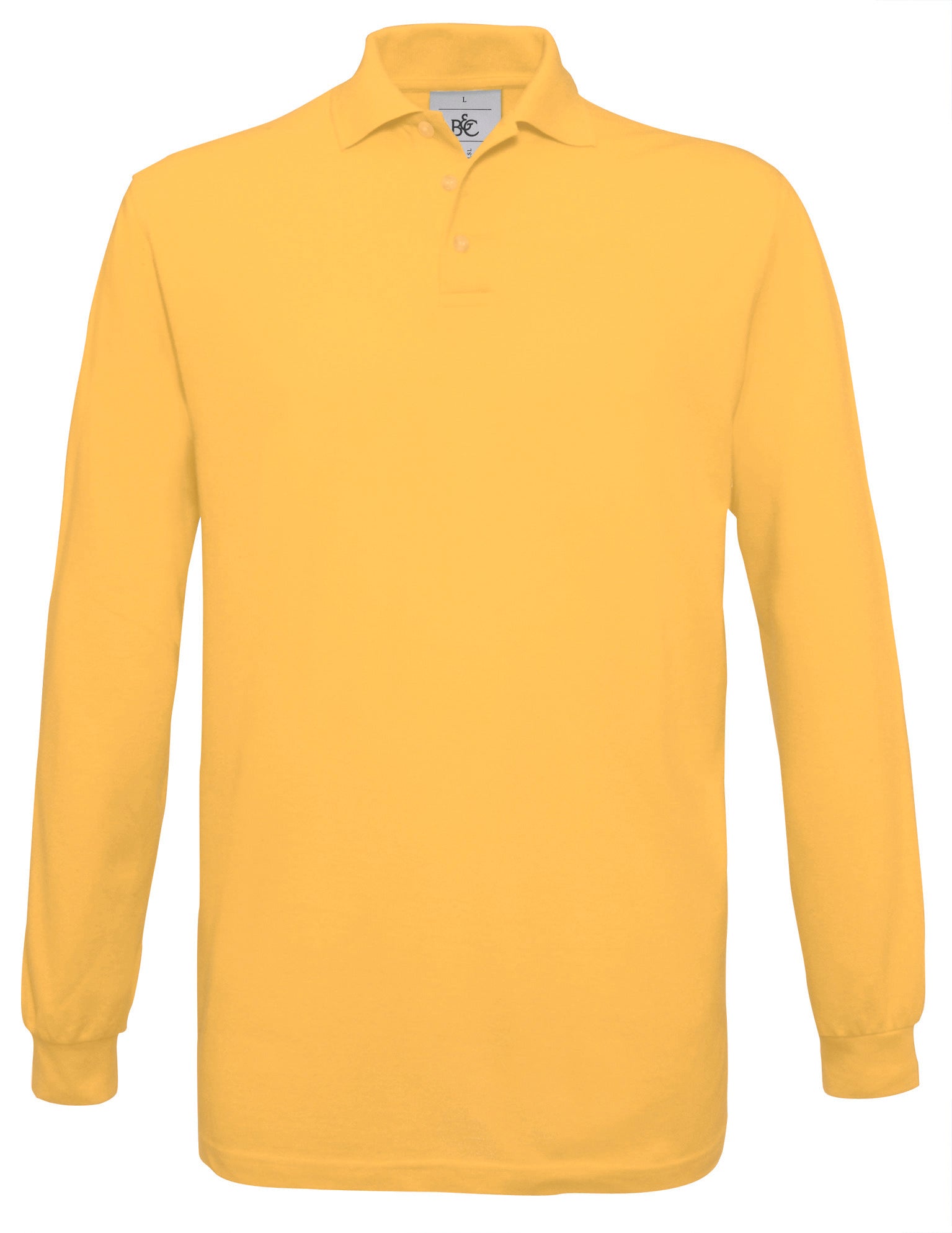 POLO HOMME SAFRAN MANCHES LONGUES
