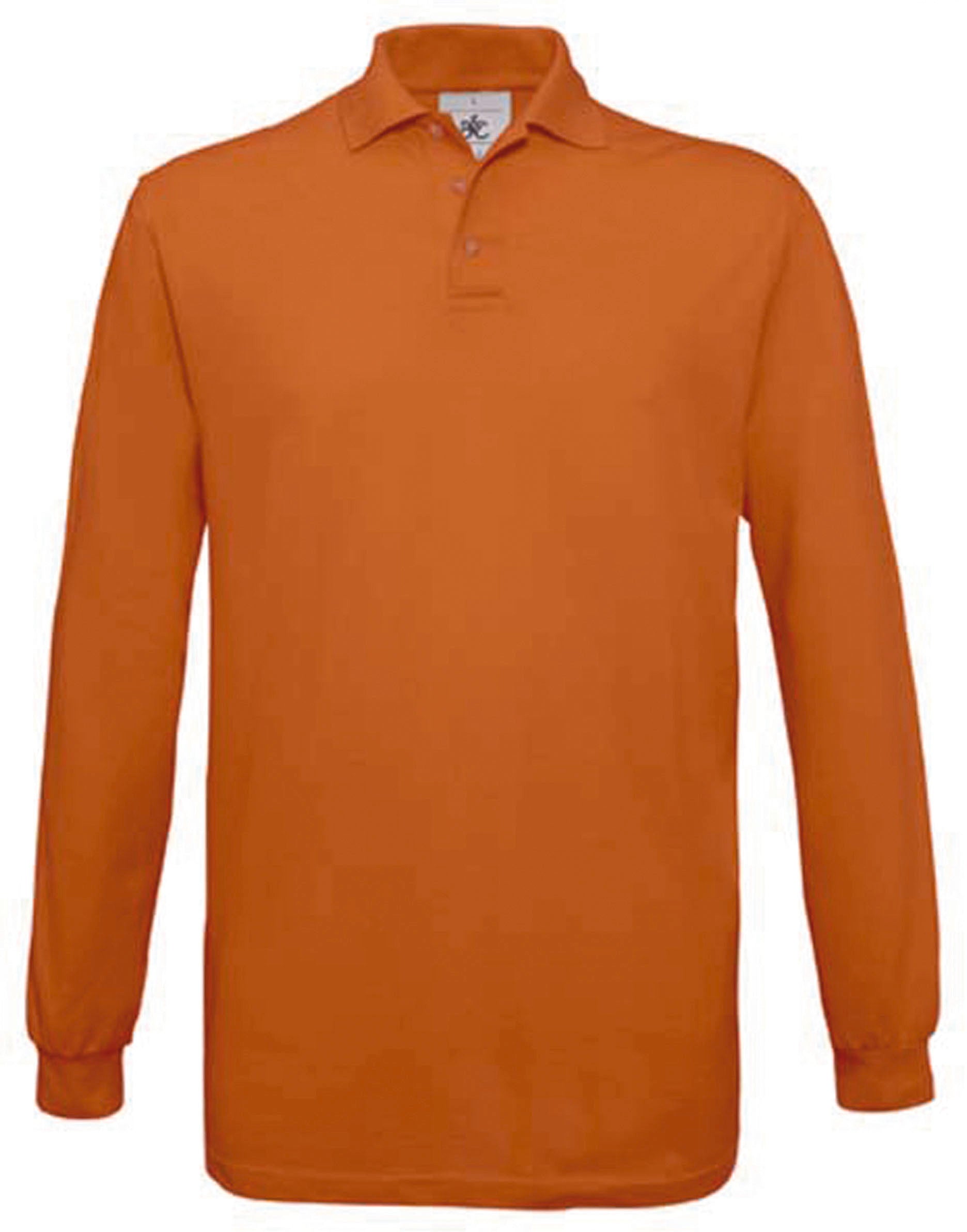 POLO HOMME SAFRAN MANCHES LONGUES