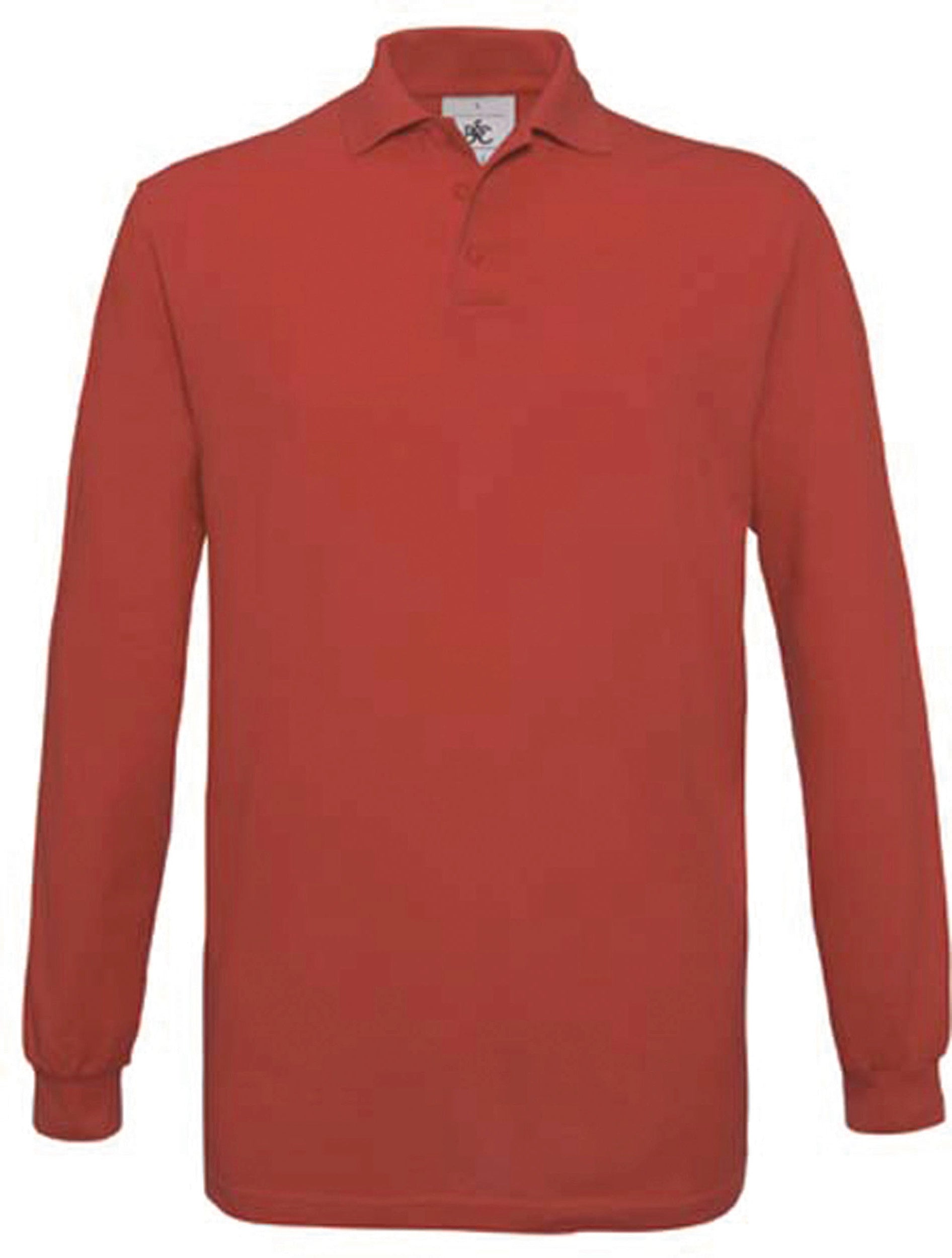 POLO HOMME SAFRAN MANCHES LONGUES
