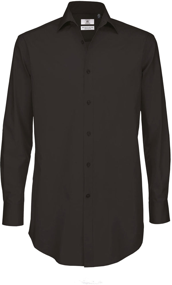 Chemise stretch homme manches longues Black Tie