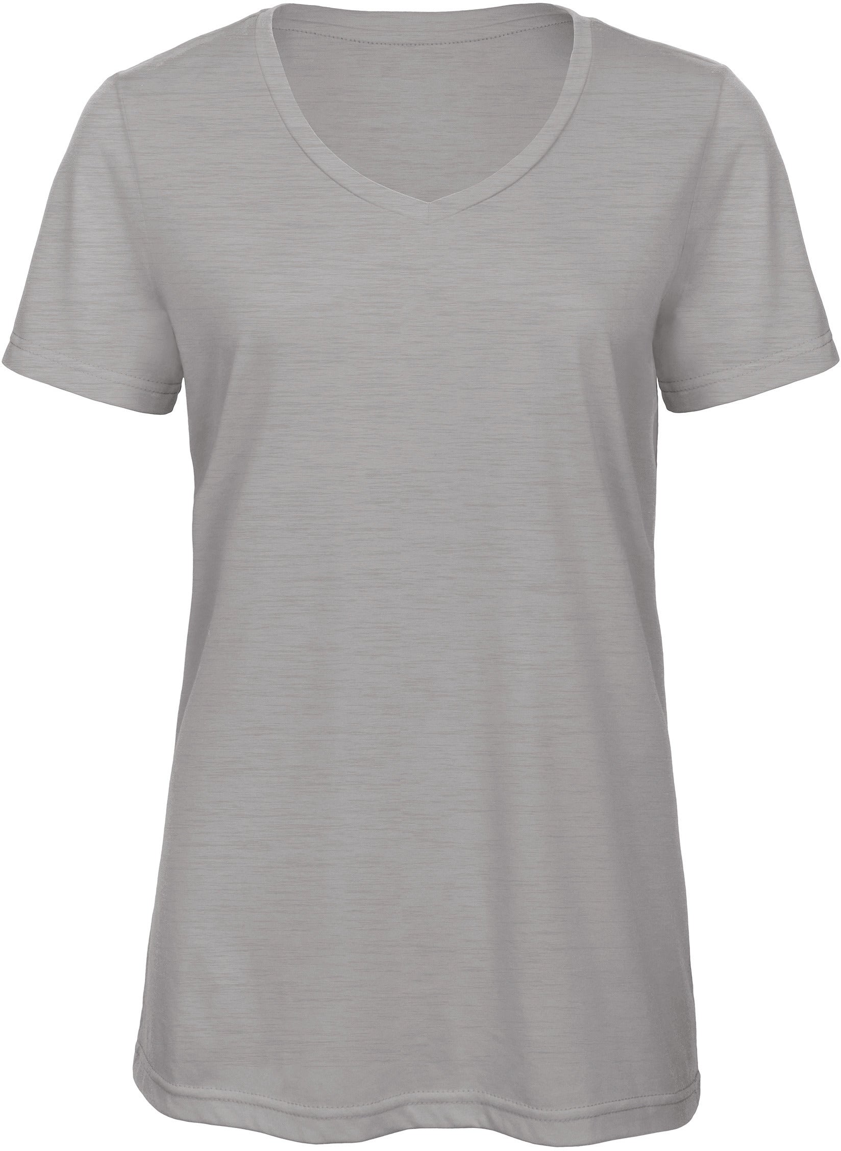 T-shirt Triblend col V Femme