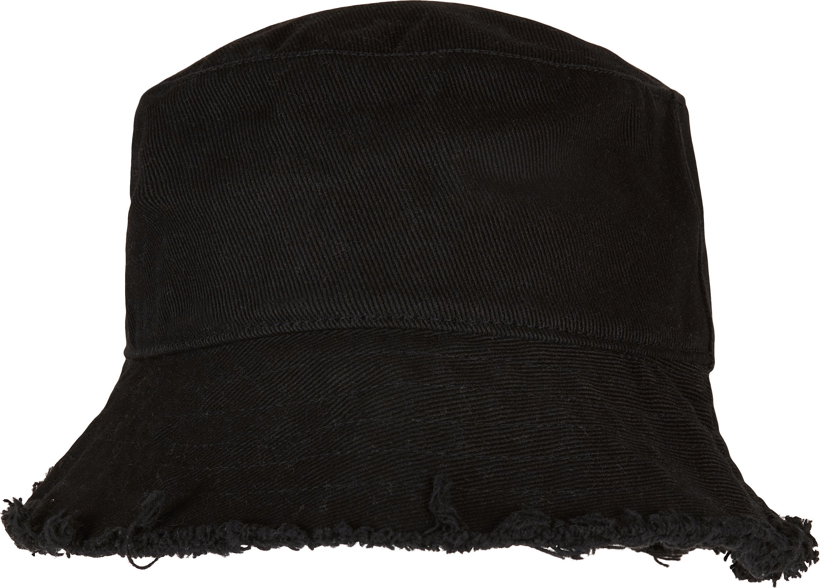 Open-brim bucket hat
