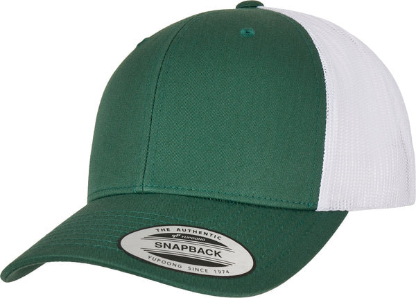 Casquette retro trucker bicolore