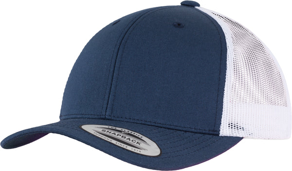 Casquette retro trucker bicolore