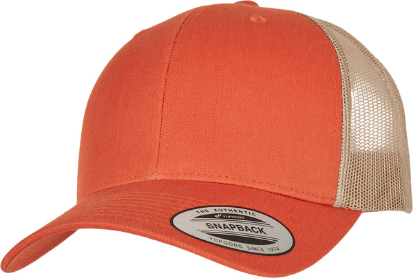 Casquette retro trucker bicolore