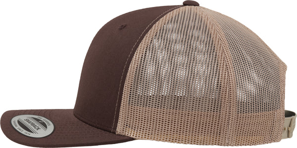 Casquette retro trucker bicolore