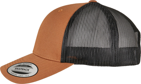 Casquette retro trucker bicolore