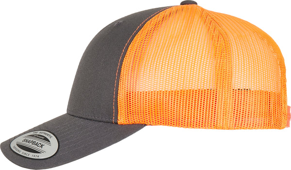 Casquette retro trucker bicolore