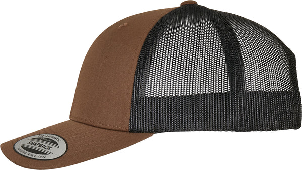 Casquette retro trucker bicolore