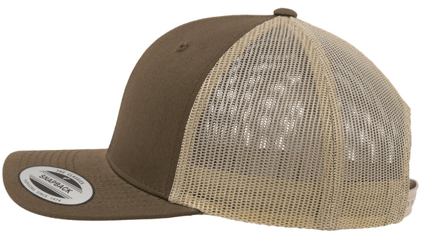 Casquette retro trucker bicolore