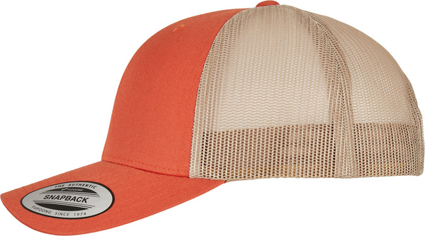 Casquette retro trucker bicolore