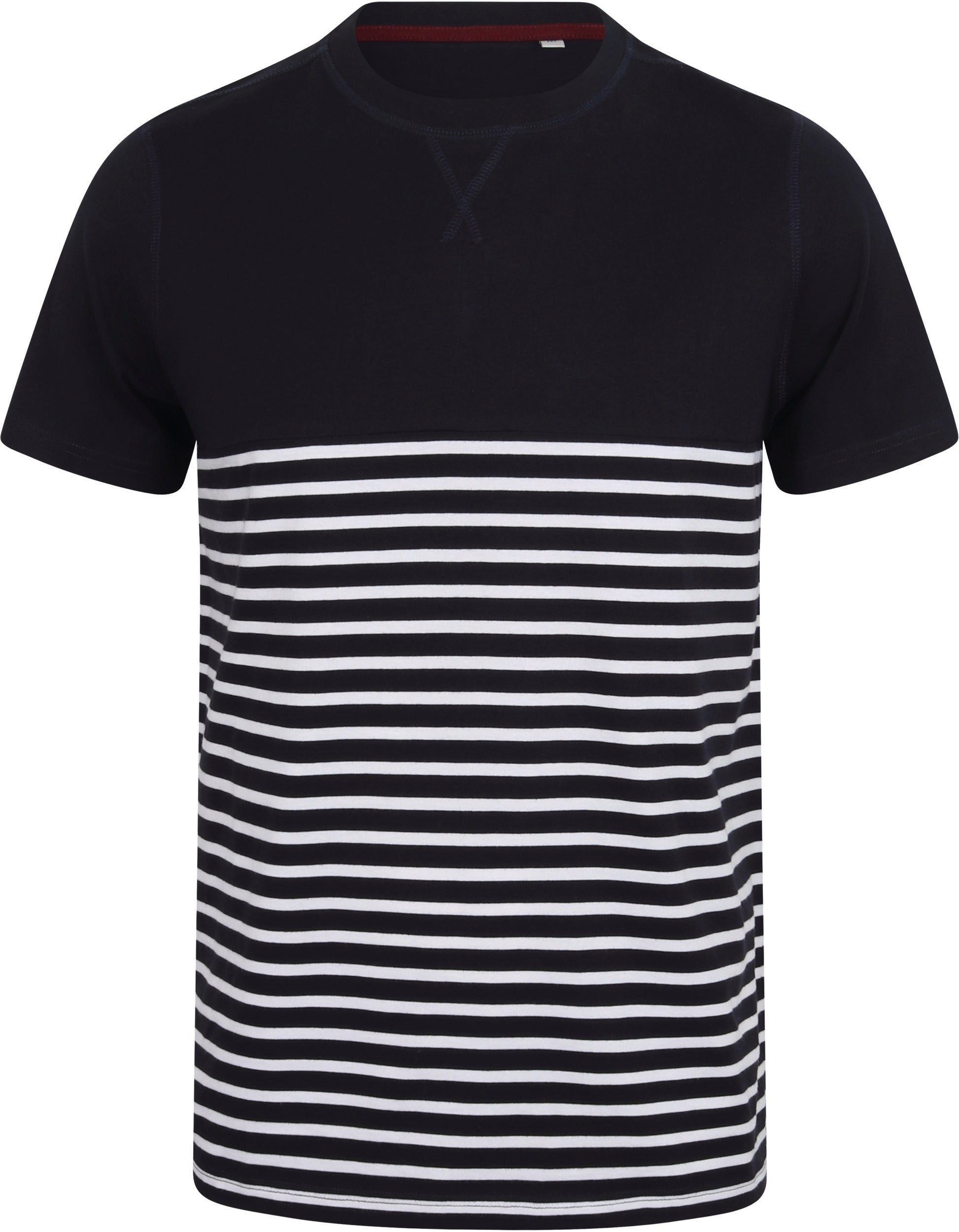 T-SHIRT BRETON À MANCHES COURTES