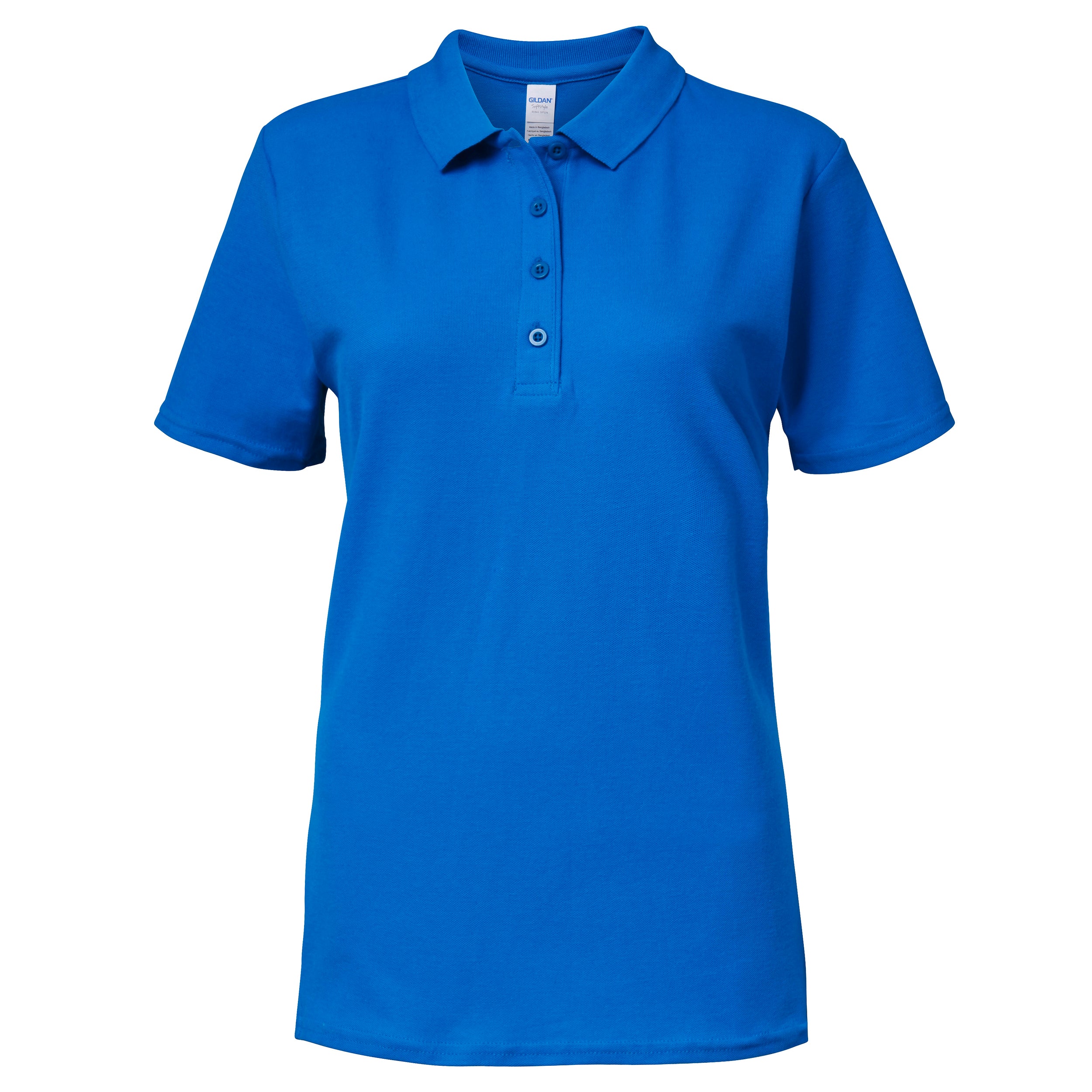 Softstyle dubbel piqué-poloshirt voor dames