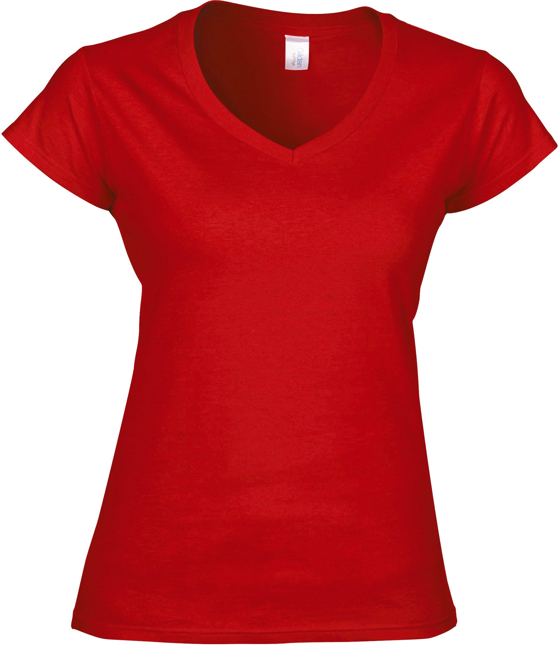 DAMES V-HALS SOFTSTYLE T-SHIRT