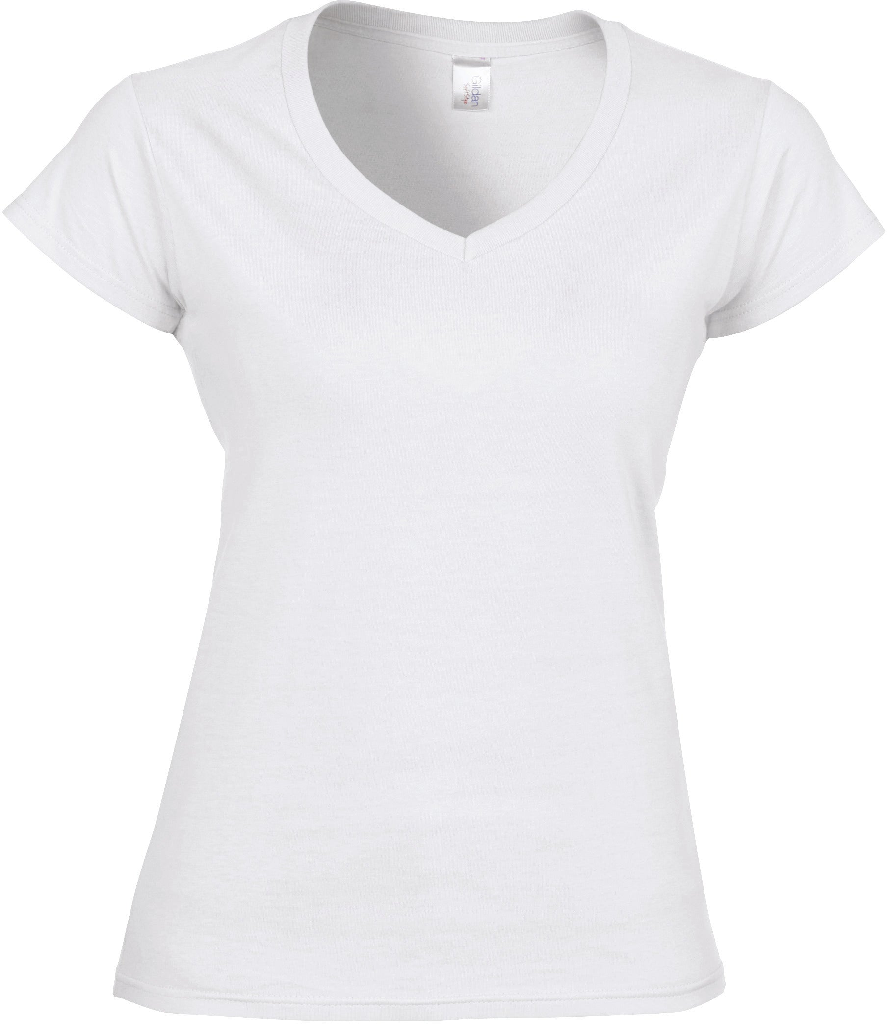DAMES V-HALS SOFTSTYLE T-SHIRT