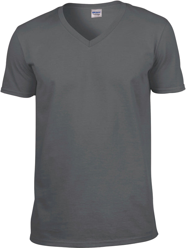 T-SHIRT HOMME COL V SOFTSTYLE