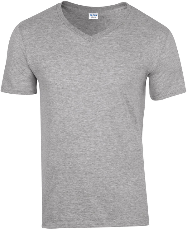 T-SHIRT HOMME COL V SOFTSTYLE