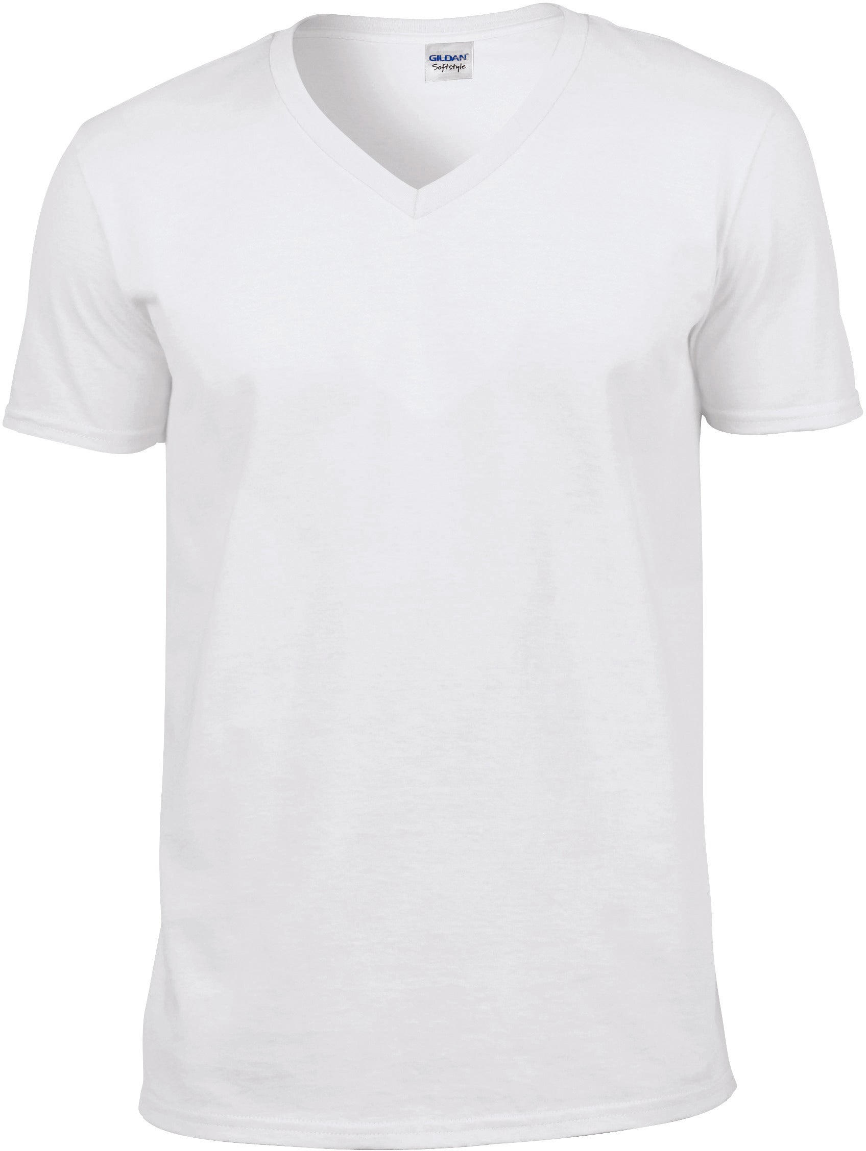 T-SHIRT HOMME COL V SOFTSTYLE