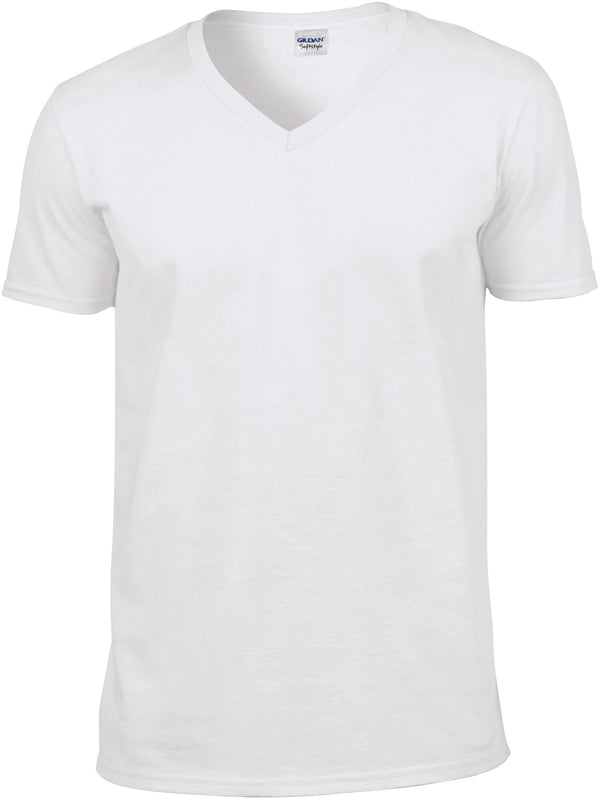 T-SHIRT HOMME COL V SOFTSTYLE