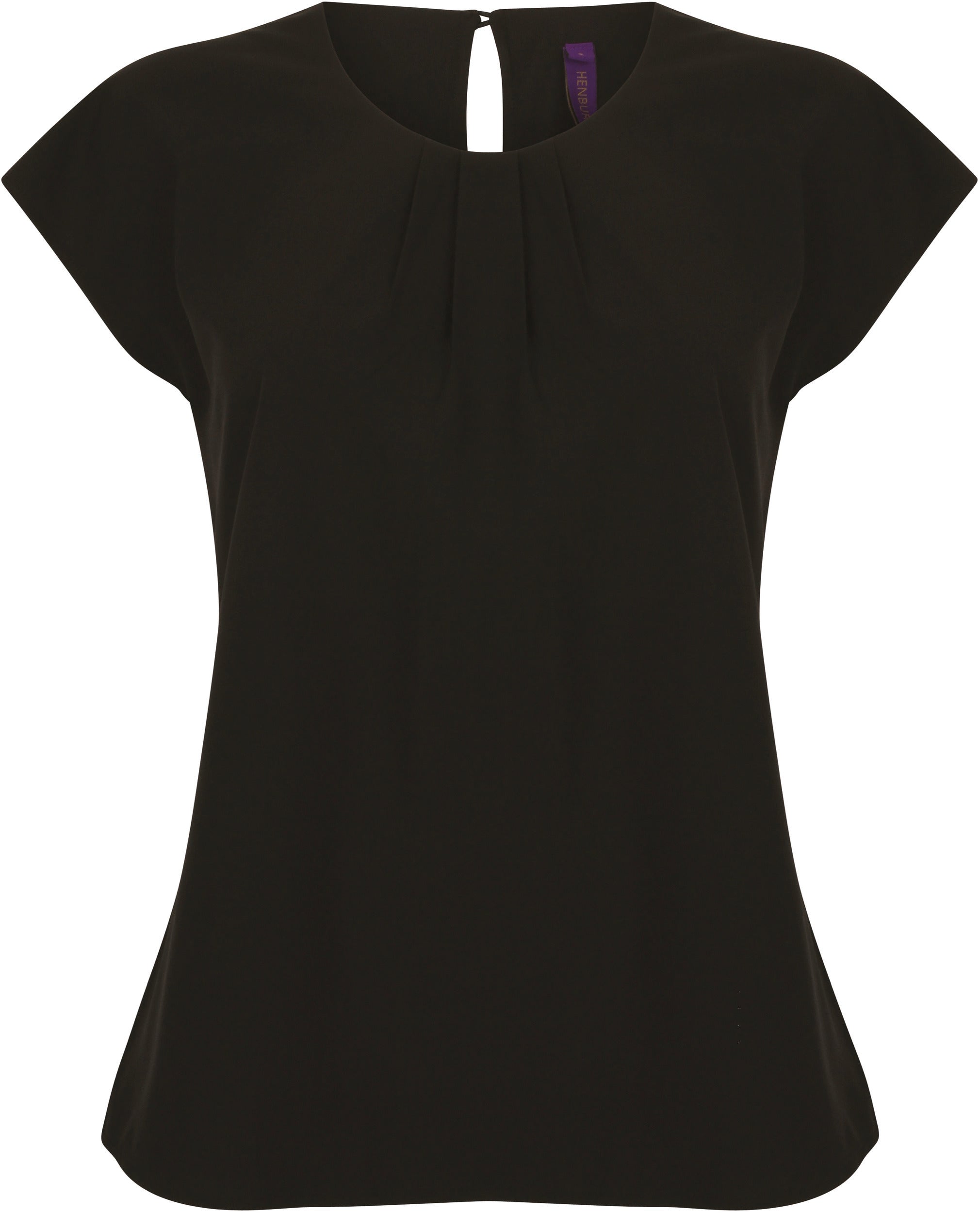 Women's pleated collar top