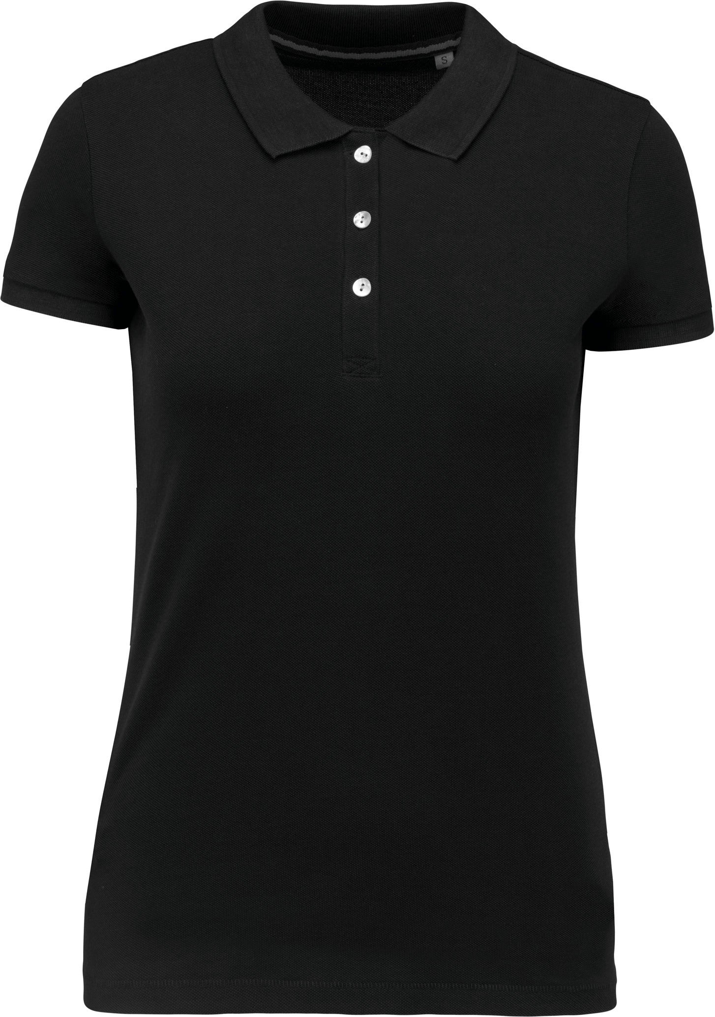 Polo Supima® manches courtes femme