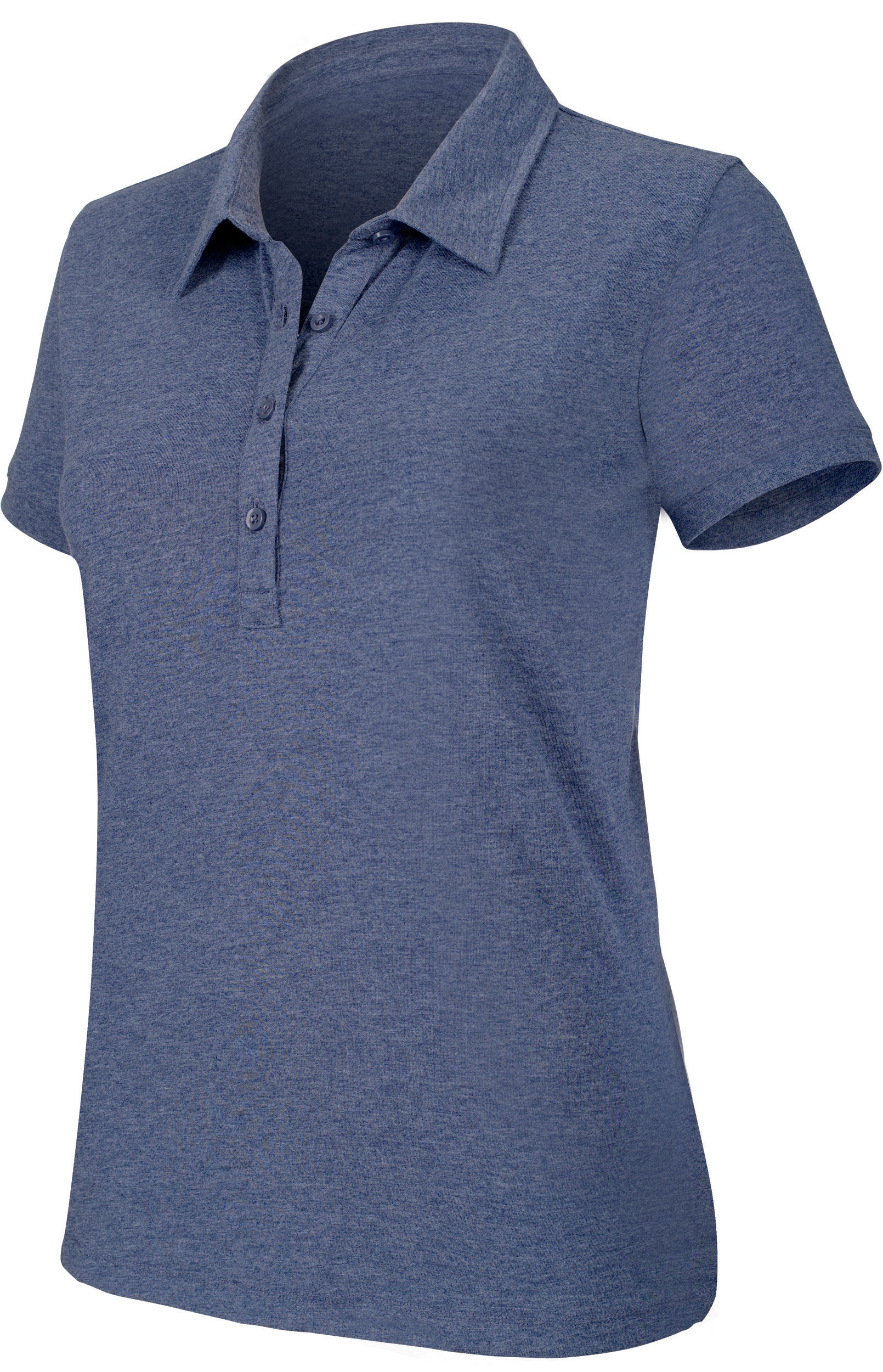 Polo manches courtes "mélange" femme