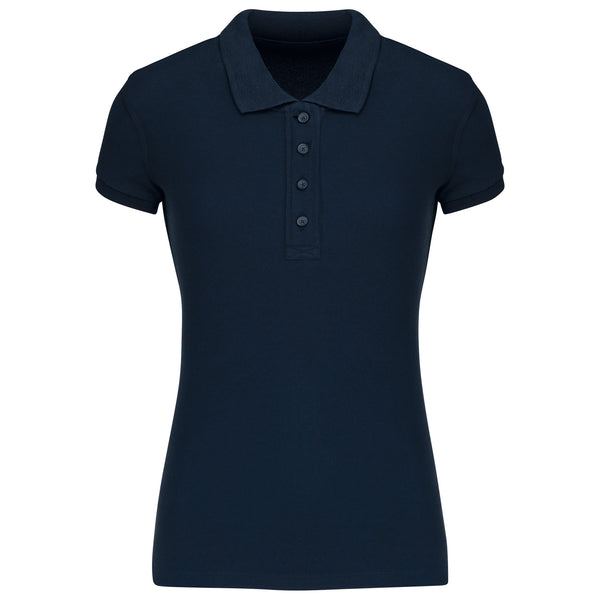 Polo piqué Bio manches courtes femme