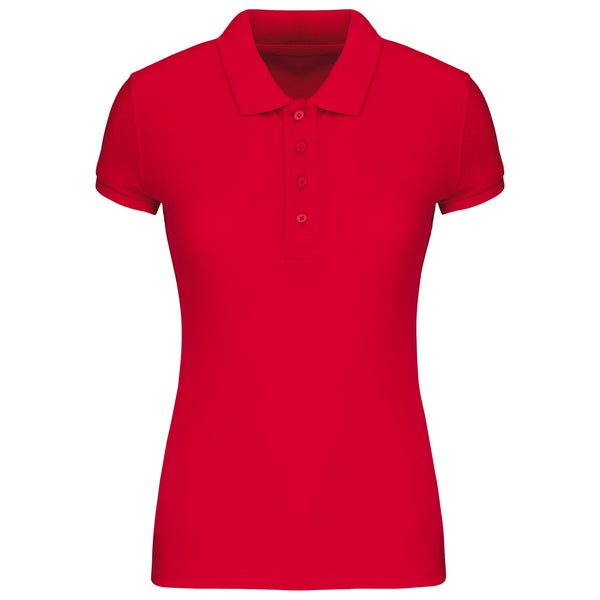 Polo piqué Bio manches courtes femme