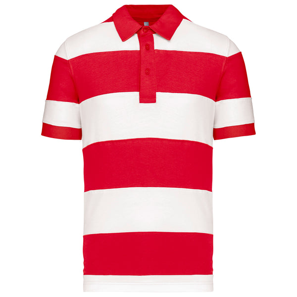 Ray &gt; Short-sleeved striped rugby polo shirt