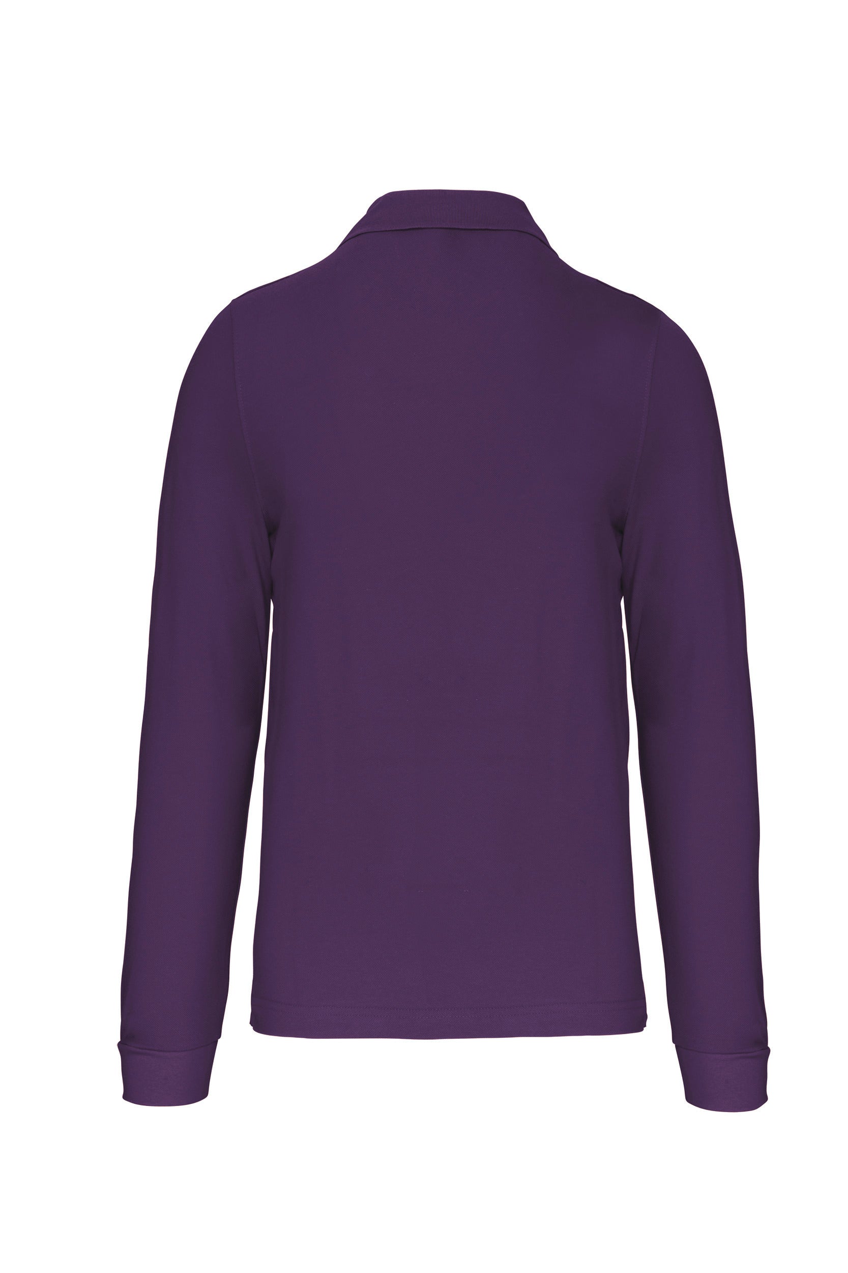 Heren poloshirt met lange mouwen