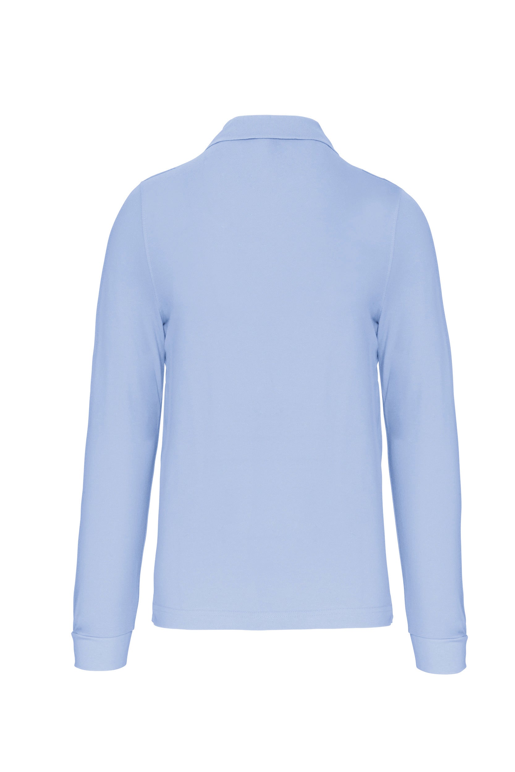 Heren poloshirt met lange mouwen