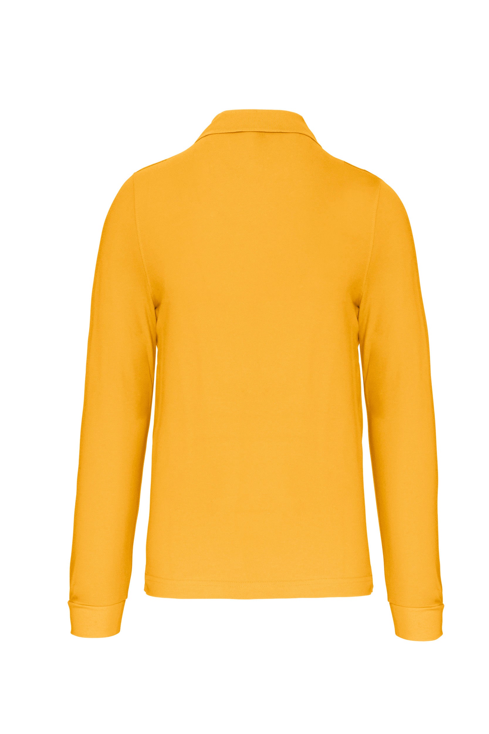 Heren poloshirt met lange mouwen