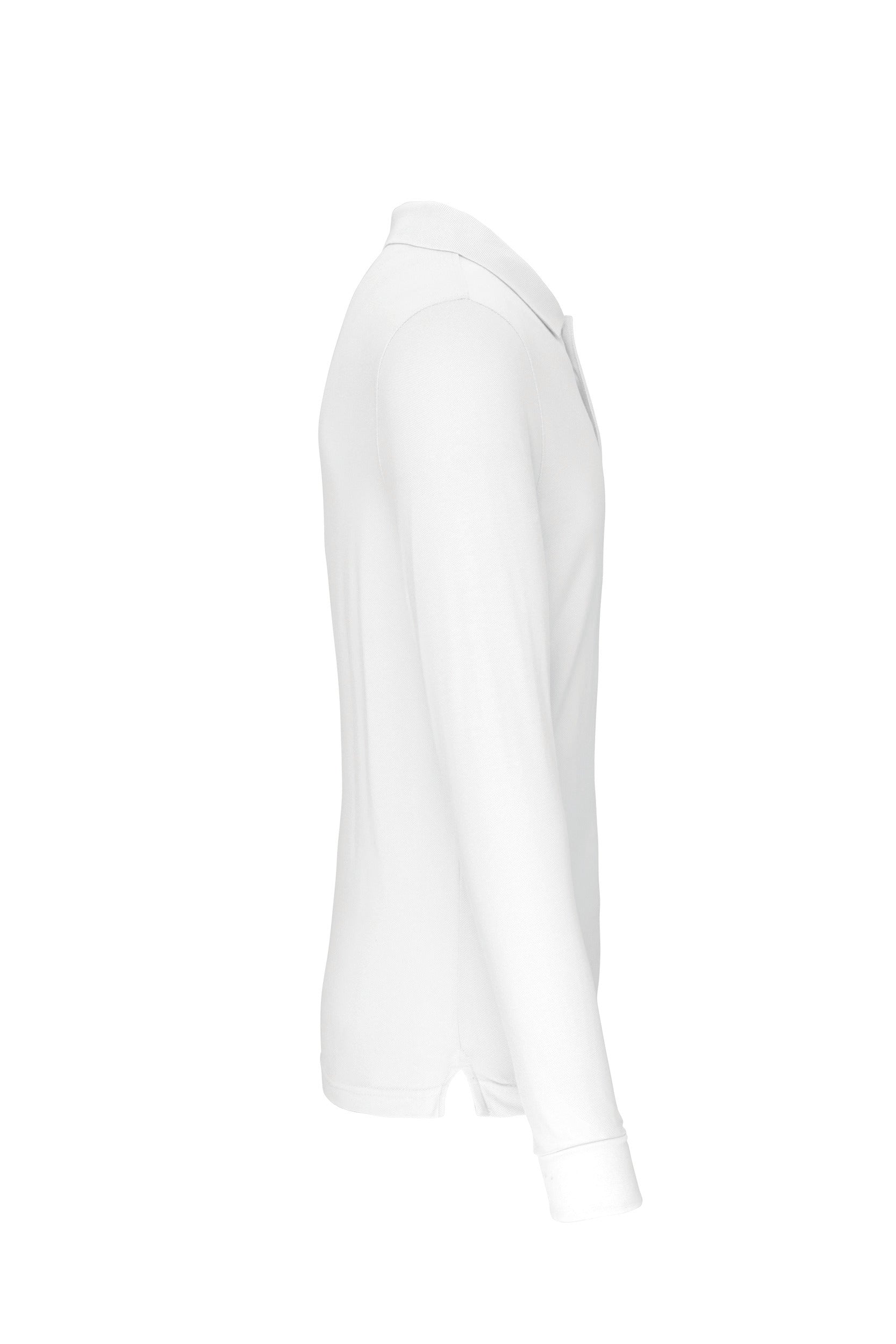 Heren poloshirt met lange mouwen