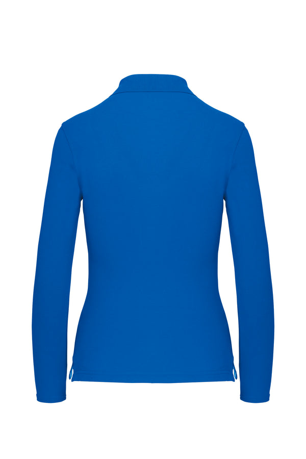 Women's long-sleeved polo shirt