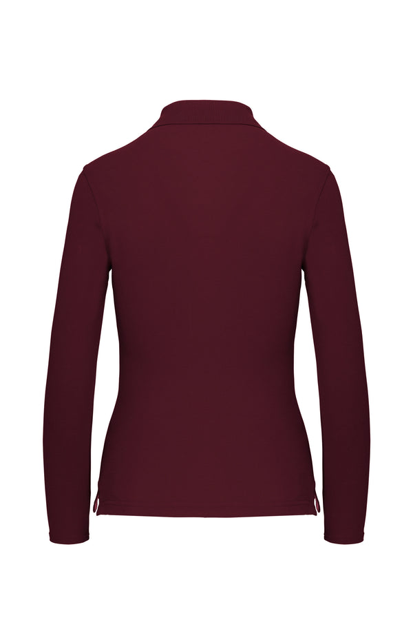 Women's long-sleeved polo shirt