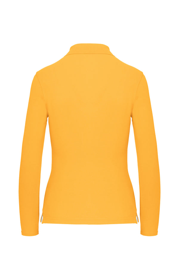 Women's long-sleeved polo shirt