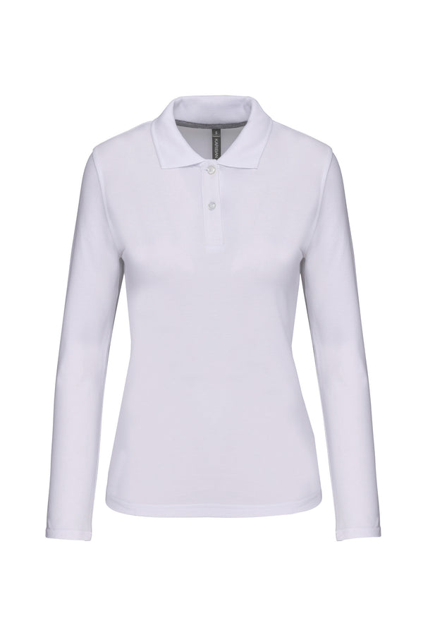 Polo manches longues femme