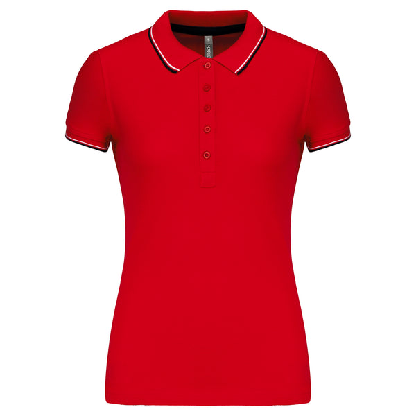 Polo manches courtes femme