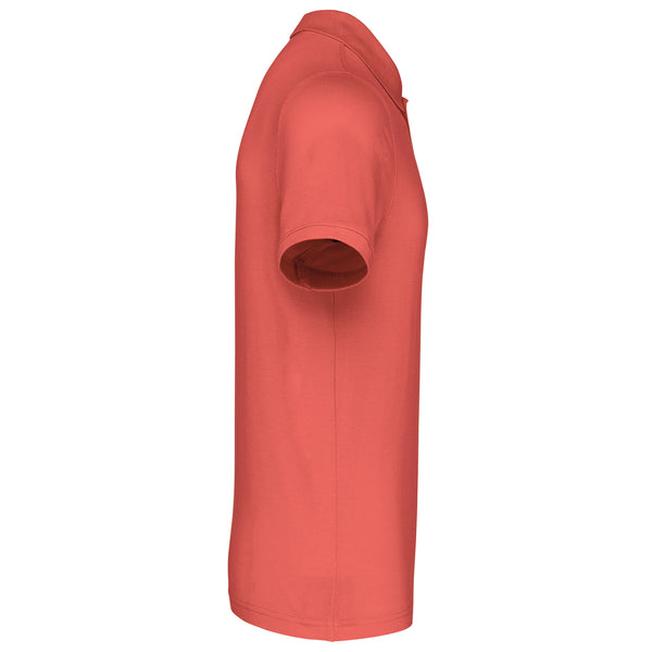 Polo piqué manches courtes homme