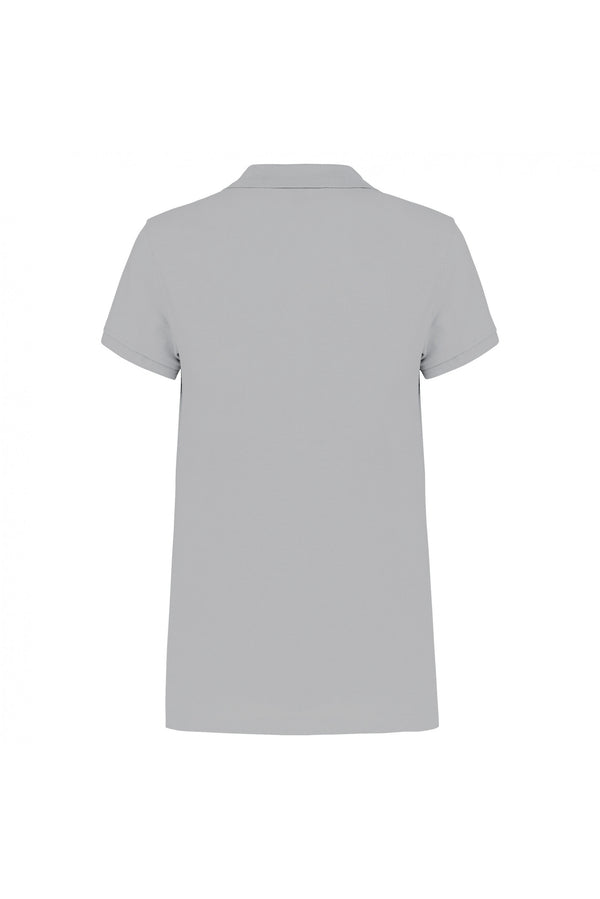 Women's short-sleeved piqué polo shirt