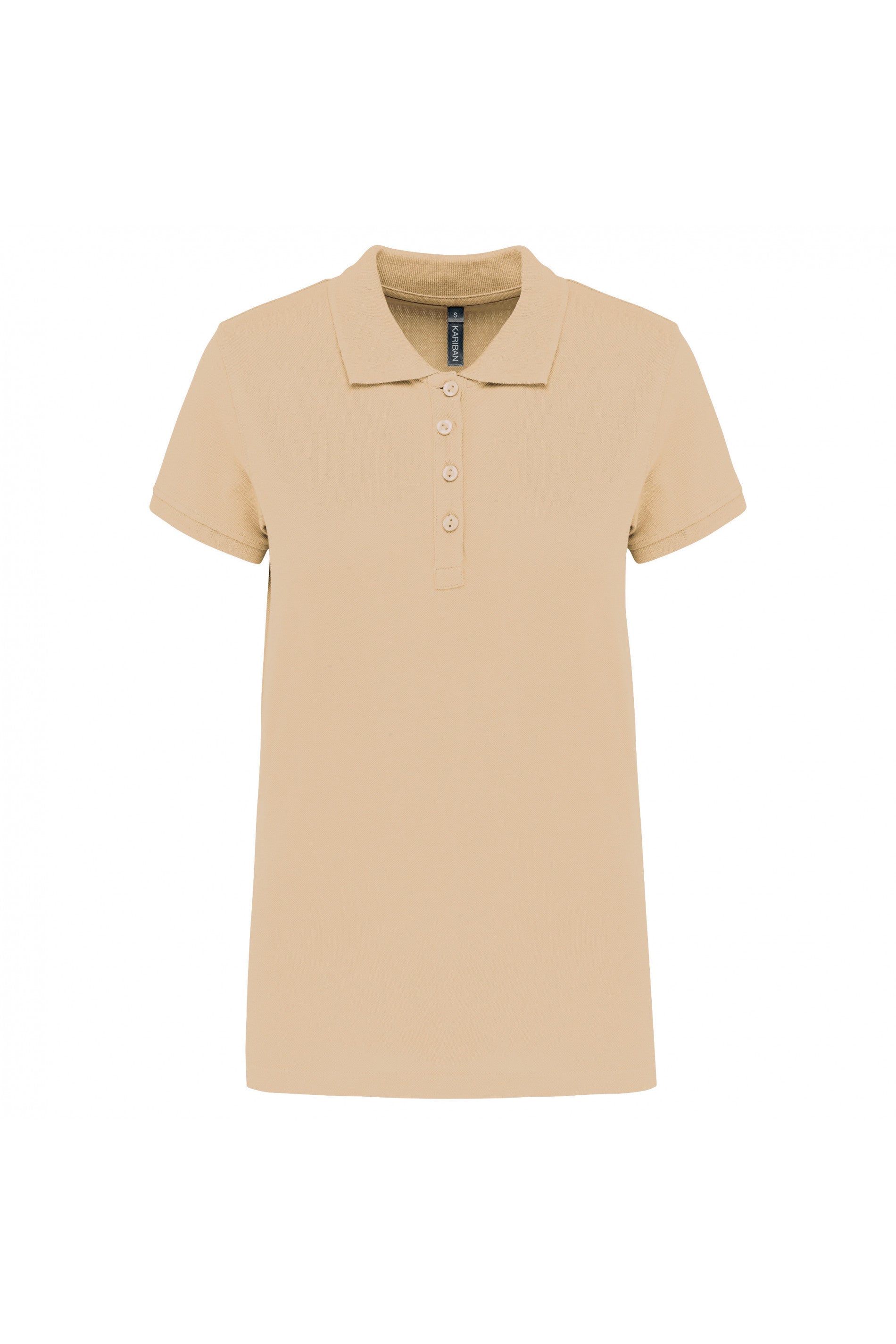 Polo piqué manches courtes femme