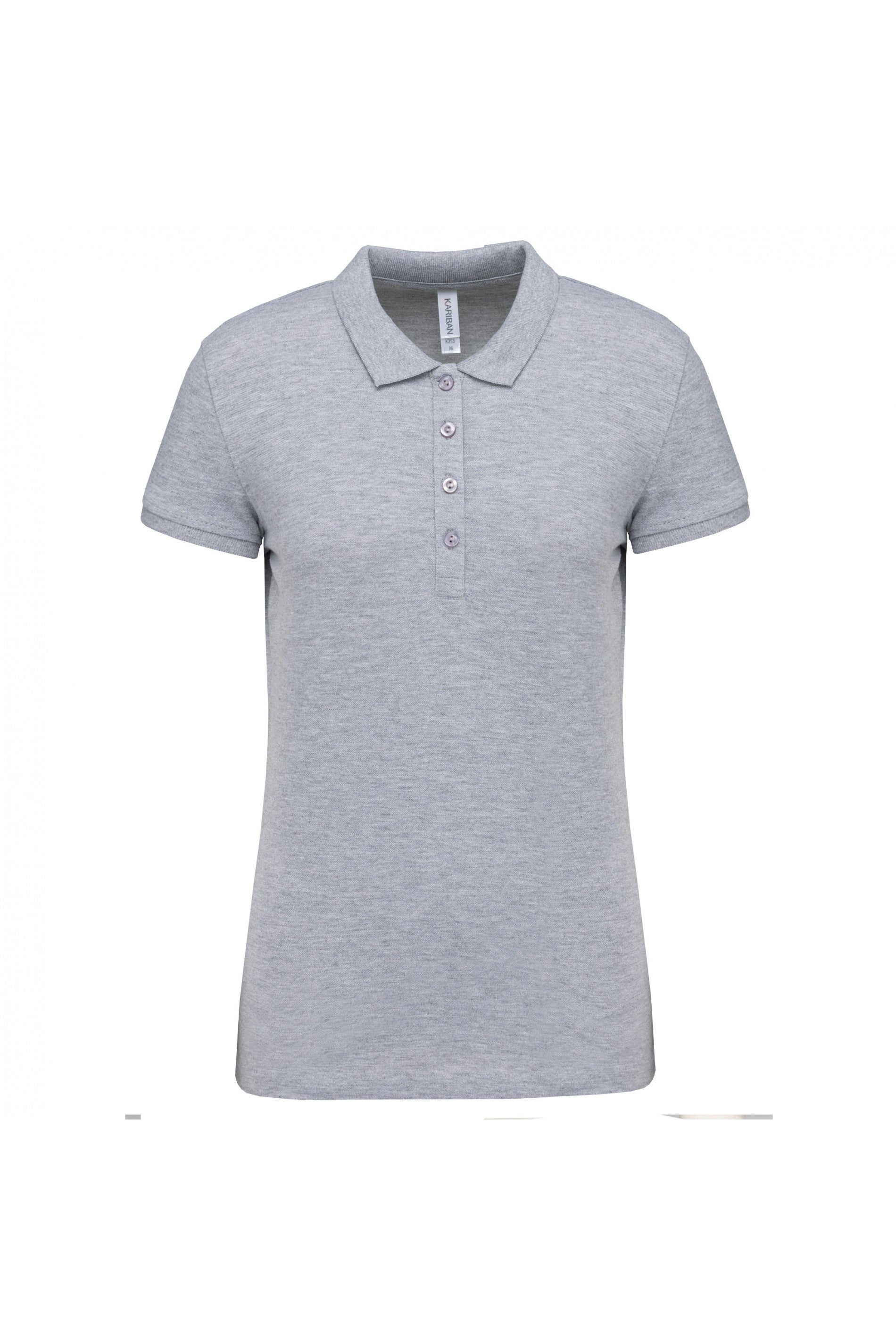 Women's short-sleeved piqué polo shirt