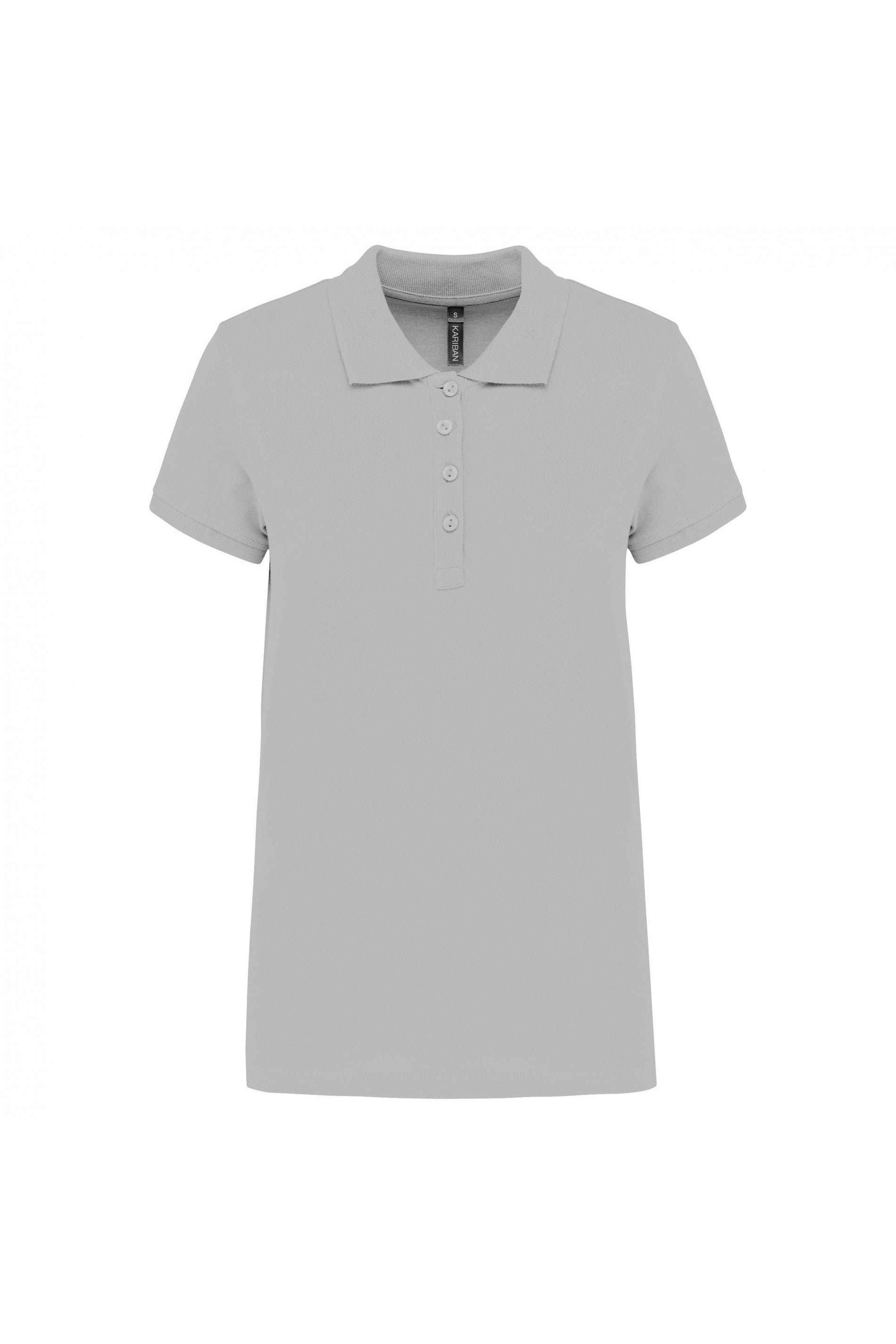 Polo piqué manches courtes femme