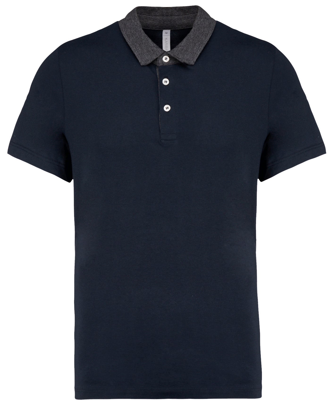 Polo jersey bicolore homme