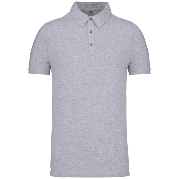 Men's short-sleeved jersey polo shirt