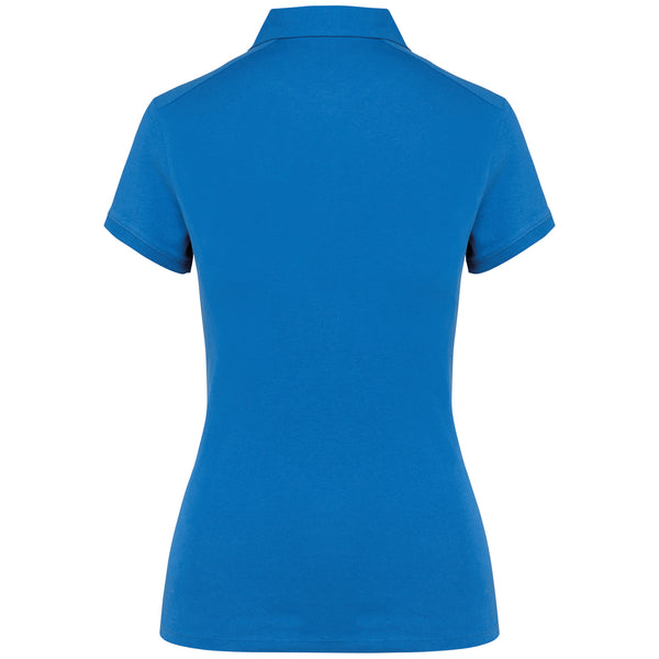 Polo jersey manches courtes femme