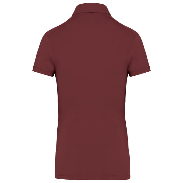 Polo jersey manches courtes femme